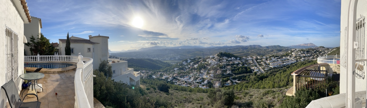 Casa Vista del Sol – Panorama von der Terrasse